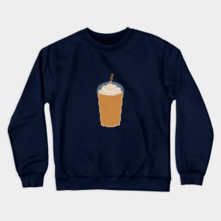 Iced frappe pixel art Crewneck Sweatshirt